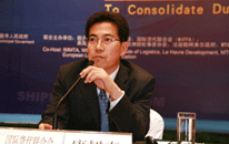 中国国际海运网总裁针对wiffa模式接受记者提问
